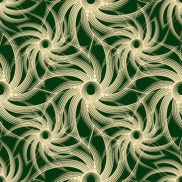 Seamless Swirls Pattern Stock Illustration