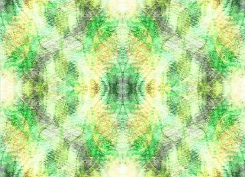 Seamless symmetrical pattern to the center Stock Illustration