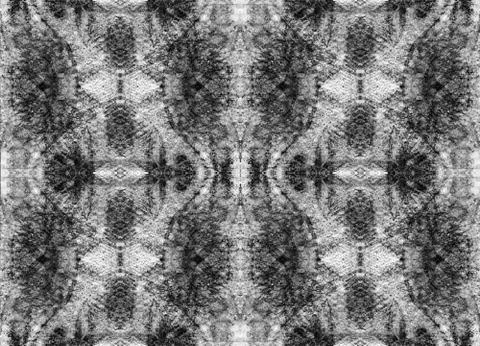 Seamless symmetrical pattern to the center Stock Illustration