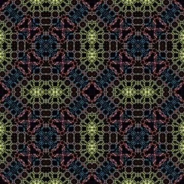 Seamless symmetrical pattern. The texture is abstract. Abstract endless sym.. イラスト素材