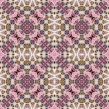 Seamless symmetrical pattern. The texture is abstract. Abstract endless sym.. イラスト素材