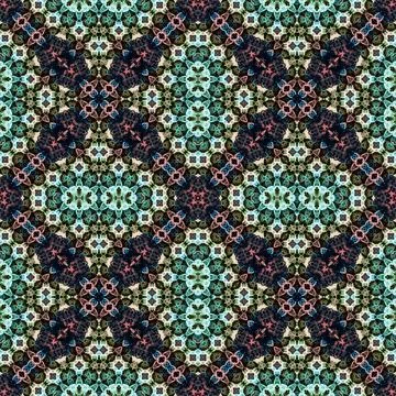 Seamless symmetrical pattern. The texture is abstract. Abstract endless sym.. イラスト素材