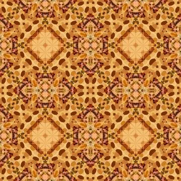 Seamless symmetrical pattern. The texture is abstract. Abstract endless sym.. イラスト素材