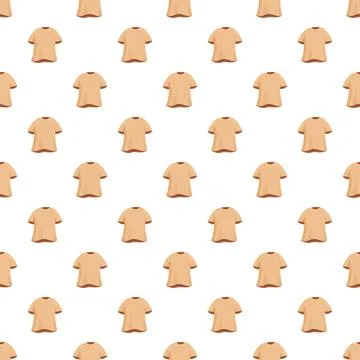 Seamless t shirt pattern creating fashion background Stock Illustration