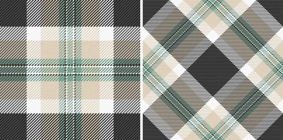 Seamless tartan pattern background. Plaid for fashion, interior, or textile d Stock Illustration