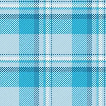 Seamless tartan pattern. A classic, woven textile design in cool blue hues. P Stock Illustration