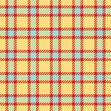 Seamless tartan pattern with intersecting lines in warm and cool tones. Ide.. イラスト素材