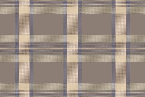 Seamless tartan pattern with muted browns  blues. A timeless design with cozy Stock Illustration