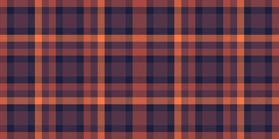 Seamless tartan pattern. Plaid background with autumnal colors for fashion, i Stock Illustration