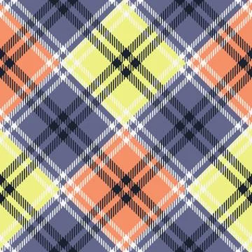 Seamless tartan pattern vector Stock Illustration