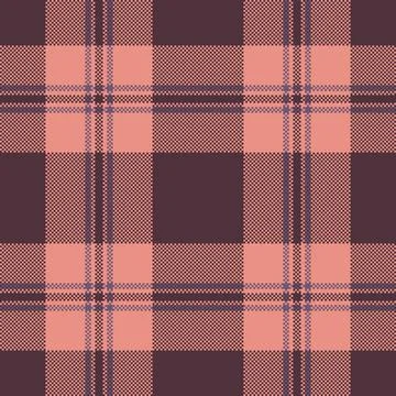 Seamless tartan pixel pattern. Ideal for backgrounds, textiles, or digital ar Illustration
