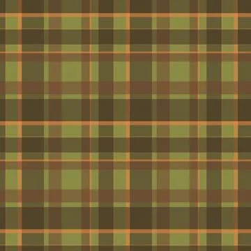 Seamless tartan plaid pattern background. Fabric texture. Vector. Stock Illustration