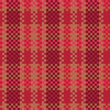 Seamless tartan plaid pattern background. Textile texture. Vector. Stock Illustration