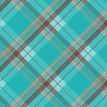 Seamless tartan plaid pattern background. Fabric texture. Vector. Stock Illustration