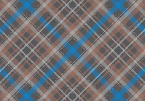 Seamless tartan plaid pattern background. Fabric texture. Vector. Stock Illustration