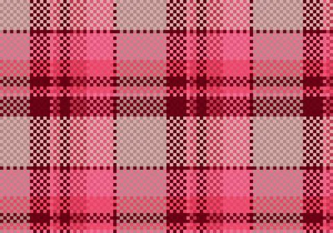 Seamless tartan plaid pattern background. Fabric texture. Vector. Stock Illustration