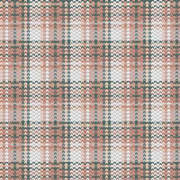 Seamless tartan plaid pattern background. Textile texture. Vector. Stock Illustration