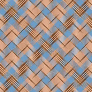 Seamless tartan plaid pattern background. Fabric texture. Vector. Stock Illustration