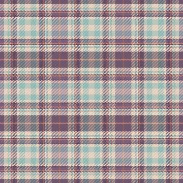 Seamless tartan plaid pattern background. Textile texture. Vector. Illustrazione stock