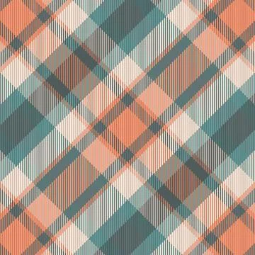 Seamless tartan plaid pattern background. Textile texture. Vector. Stock Illustration
