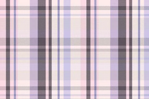 Seamless tartan plaid pattern background with valentine s color. Vector Illustrazione stock