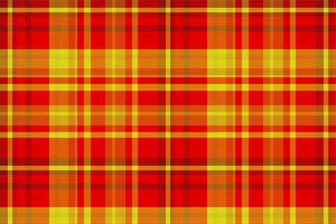 Seamless tartan plaid pattern background with chinese new year color. Stock Illustration