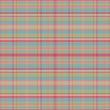 Seamless tartan plaid pattern background with valentine s color. Stock Illustration