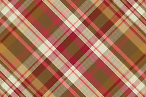 Seamless tartan plaid pattern background with valentine s color. Vector Stock Illustration