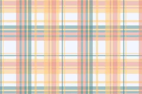 Seamless tartan plaid pattern background with vintage color. Stock Illustration