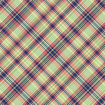 Seamless tartan plaid pattern background with vintage color. Stock Illustration