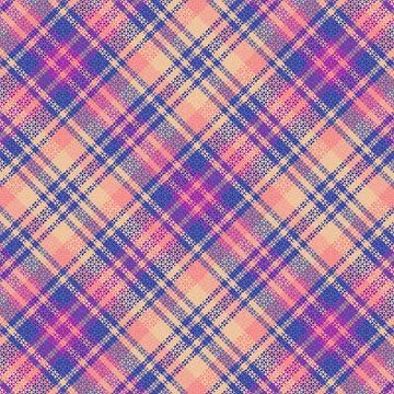 Seamless tartan plaid pattern background with vintage color. Stock Illustration