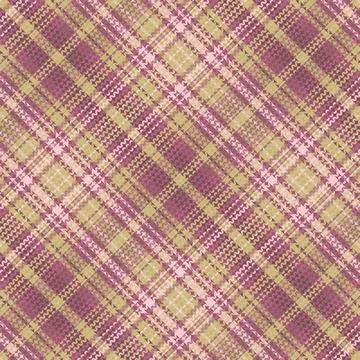 Seamless tartan plaid pattern background with vintage color. Illustrazione stock