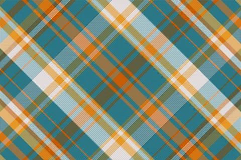 Seamless tartan plaid pattern background with vintage color. Stock Illustration