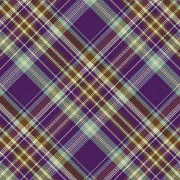Seamless tartan plaid pattern background with vintage color. Stock Illustration