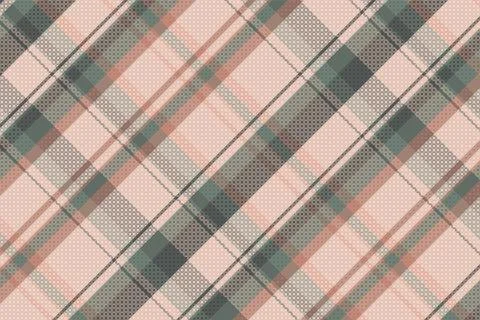 Seamless tartan plaid pattern background with vintage color. Stock Illustration