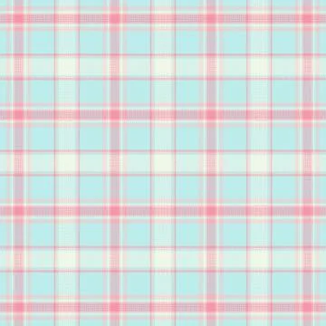 Seamless tartan plaid pattern background with pastel color. Stock Illustration