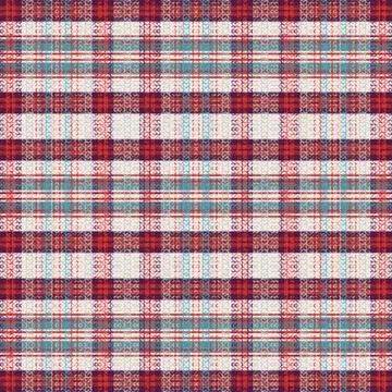 Seamless tartan plaid pattern background with vintage color. Illustrazione stock