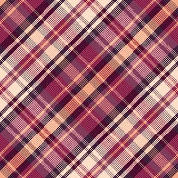 Seamless tartan plaid pattern background with vintage color. Illustrazione stock
