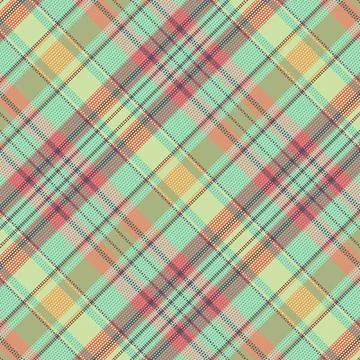 Seamless tartan plaid pattern background with vintage color. Stock Illustration
