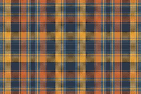 Seamless tartan plaid pattern background with vintage color. Stock Illustration