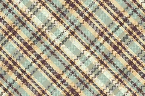 Seamless tartan plaid pattern background with pastel color. Stock Illustration