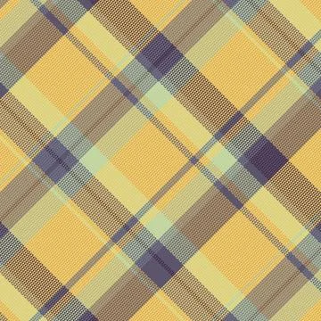 Seamless tartan plaid pattern background with vintage color. Illustrazione stock