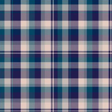 Seamless tartan plaid pattern background with vintage color. Stock Illustration