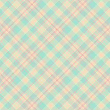 Seamless tartan plaid pattern background with texture and pastel color. Stock Illustration