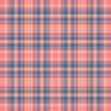 Seamless tartan plaid pattern background with vintage color. Stock Illustration