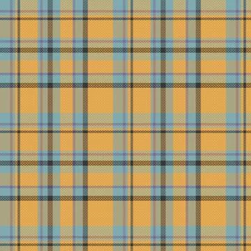 Seamless tartan plaid pattern background with vintage color. Illustrazione stock