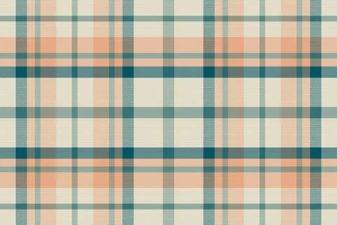 Seamless tartan plaid pattern background with vintage color. Stock Illustration