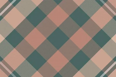 Seamless tartan plaid pattern background with vintage color. Stock Illustration