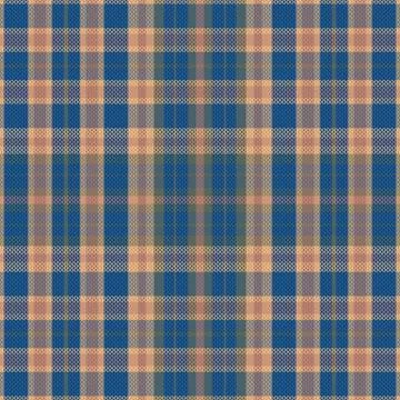 Seamless tartan plaid pattern background with vintage color. Stock Illustration