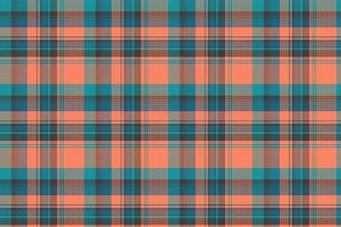 Seamless tartan plaid pattern background with vintage color. Stock Illustration